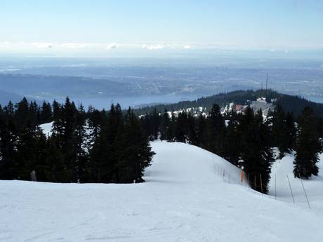 Monts North Shore: Taille des domaines skiables – Taille Mount Seymour