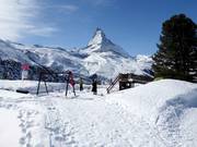 Aire de jeux sur le domaine skiable de Zermatt