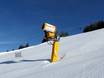 Fiabilité de l'enneigement Hohe Tauern – Fiabilité de l'enneigement Klausberg – Skiworld Ahrntal
