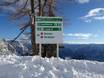 Salzkammergut: indications de directions sur les domaines skiables – Indications de directions Loser – Altaussee