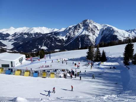 Stations de ski familiales Col de Resia (Reschenpass) – Familles et enfants Belpiano (Schöneben)/Malga San Valentino (Haideralm)