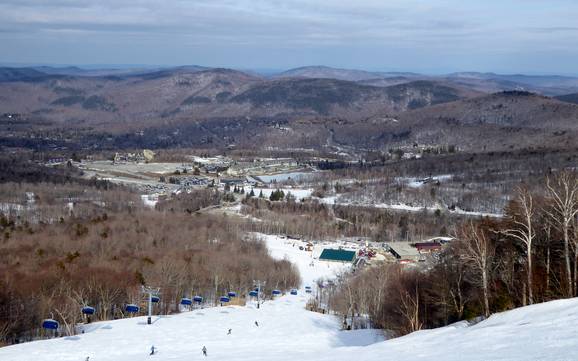 Le plus grand domaine skiable dans le Vermont – domaine skiable Killington