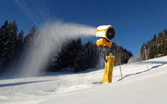 Fiabilité de l'enneigement Ferienregion Hohe Salve – Fiabilité de l'enneigement SkiWelt Wilder Kaiser-Brixental