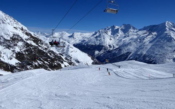 Meilleur domaine skiable dans la région touristique de Saas-Fee/Saastal – Évaluation Saas-Fee
