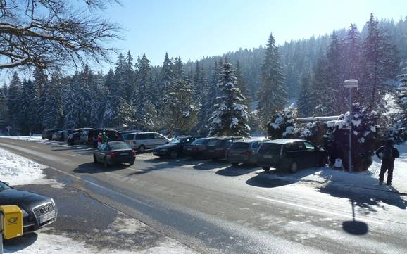 Murgtal: Accès aux domaines skiables et parkings – Accès, parking Kaltenbronn