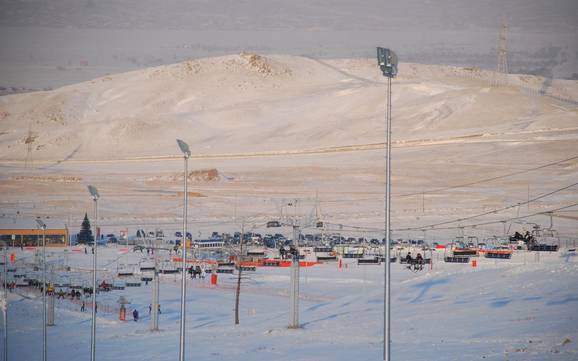 Mongolie: Accès aux domaines skiables et parkings – Accès, parking Sky Resort – Ulaanbaatar