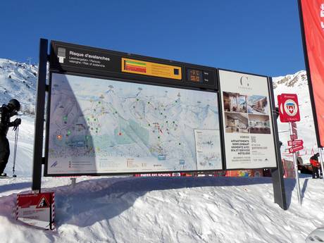 Romandie: indications de directions sur les domaines skiables – Indications de directions Grimentz/Zinal