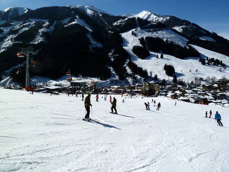Domaines skiables pour les débutants en Autriche occidentale – Débutants Saalbach Hinterglemm Leogang Fieberbrunn (Skicircus)