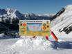 Région d'Innsbruck: indications de directions sur les domaines skiables – Indications de directions Kühtai