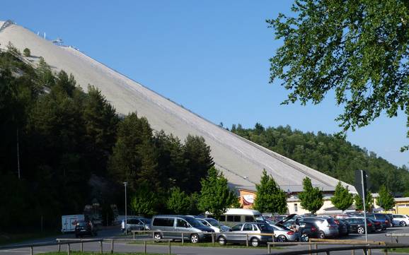 Bayerischer Jura: Accès aux domaines skiables et parkings – Accès, parking Monte Kaolino – Hirschau