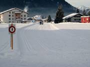 Pistes de ski de fond très bien damées à Davos