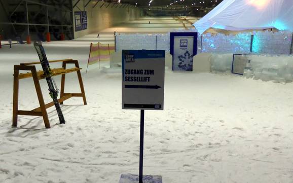 lande de Lunebourg: indications de directions sur les domaines skiables – Indications de directions Snow Dome Bispingen
