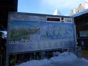 Panneau informatif au Matterhorn Express à Zermatt