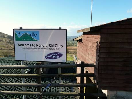 Grande-Bretagne: indications de directions sur les domaines skiables – Indications de directions Pendle Ski Club