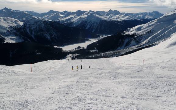 Le plus grand dénivelé en Suisse orientale – domaine skiable Parsenn (Davos Klosters)