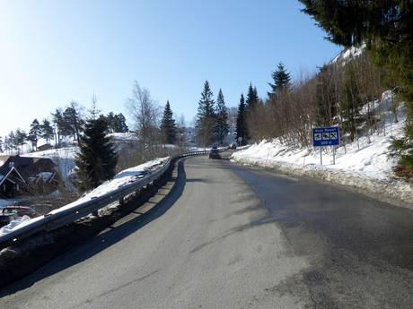 Hordaland: Accès aux domaines skiables et parkings – Accès, parking Voss Resort