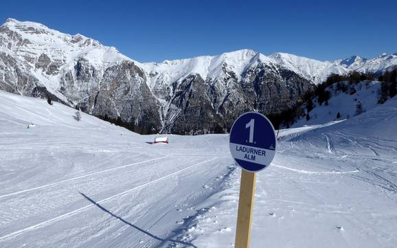 Domaines skiables pour les débutants dans le Val di Fleres (Pflerschtal) – Débutants Ladurns