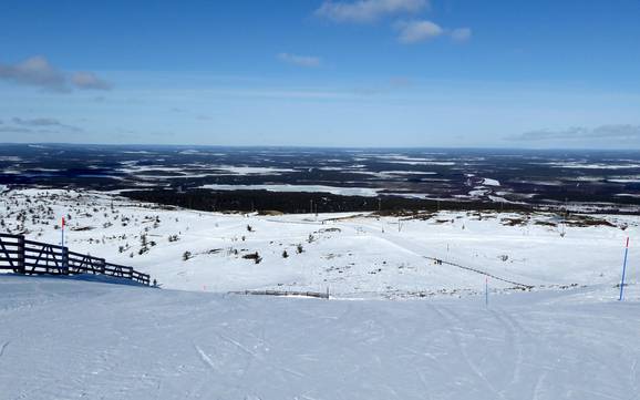 Skier en Laponie (Finlande)