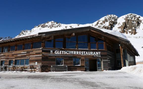Chalets de restauration, restaurants de montagne  Kaunertal (vallée de Kauns) – Restaurants, chalets de restauration Kaunertaler Gletscher (Glacier de Kaunertal)
