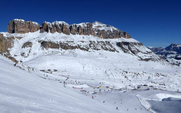 Le plus grand dénivelé en Vénétie – domaine skiable Arabba/Marmolada