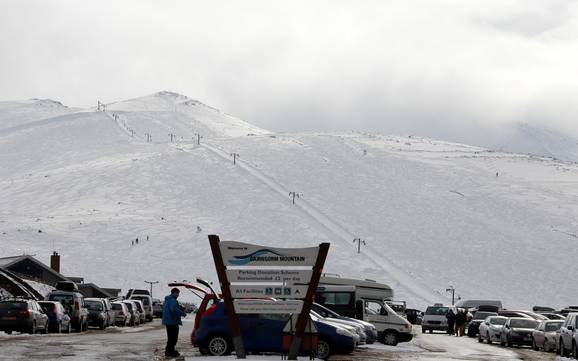 Le plus haut domaine skiable dans les monts Grampians – domaine skiable Cairngorm Mountain