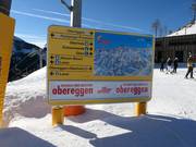 Signalisation des pistes à Obereggen
