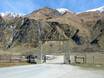 Alpes du Sud de Nouvelle Zélande: Accès aux domaines skiables et parkings – Accès, parking Treble Cone