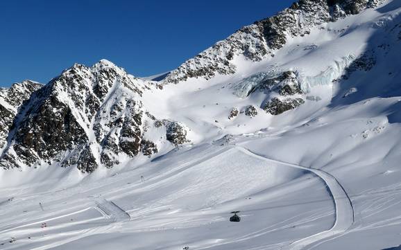 Kaunertal (vallée de Kauns): Taille des domaines skiables – Taille Kaunertaler Gletscher (Glacier de Kaunertal)