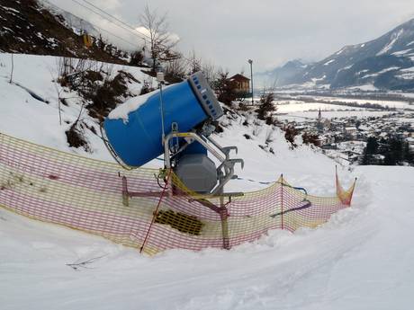 Fiabilité de l'enneigement Silberregion Karwendel  – Fiabilité de l'enneigement Burglift – Stans