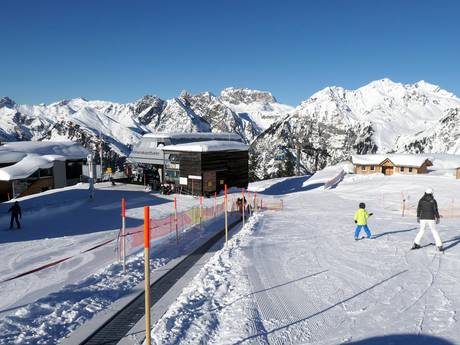 Domaines skiables pour les débutants en Autriche – Débutants Sonnenkopf – Klösterle