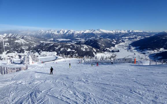 Skier dans la région de Katschberg-Rennweg