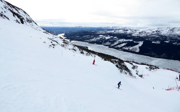 Skier dans le comté de Jämtland (Jämtlands län)