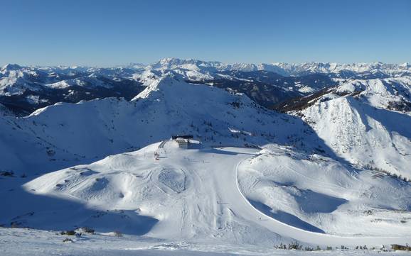 La plus haute gare aval dans le Salzburger Sportwelt – domaine skiable Zauchensee/Flachauwinkl