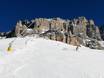 Domaines skiables pour skieurs confirmés et freeriders Catinaccio (Rosengarten) – Skieurs confirmés, freeriders Carezza