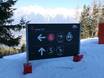 Innsbruck: indications de directions sur les domaines skiables – Indications de directions Patscherkofel – Innsbruck-Igls