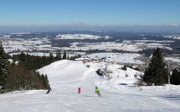 Meilleur domaine skiable dans l' arrondissement de l'Allgäu oriental (Ostallgäu) – Évaluation Nesselwang – Alpspitze (Alpspitzbahn)