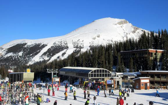 Le plus haut domaine skiable dans les Rocheuses canadiennes – domaine skiable Banff Sunshine