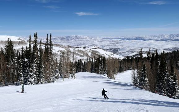Skier aux alentours de Salt Lake City