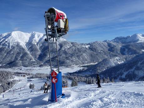 Fiabilité de l'enneigement Massif du Karwendel – Fiabilité de l'enneigement Christlum – Achenkirch