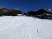 Domaines skiables pour les débutants dans le massif du Catinaccio (Rosengarten) – Débutants Val Gardena (Gröden)