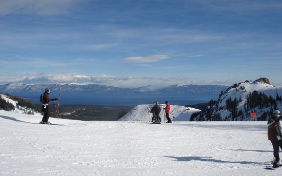 Fiabilité de l'enneigement Lake Tahoe – Fiabilité de l'enneigement Palisades Tahoe