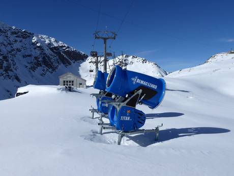 Fiabilité de l'enneigement Alpes de Livigno – Fiabilité de l'enneigement Diavolezza/Lagalb
