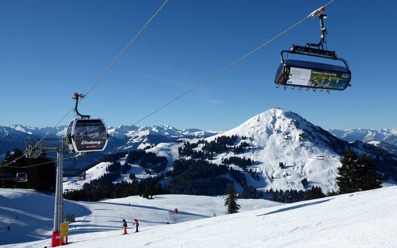 Le plus grand dénivelé dans la Ferienregion Hohe Salve (région touristique de Hohe Salve) – domaine skiable SkiWelt Wilder Kaiser-Brixental