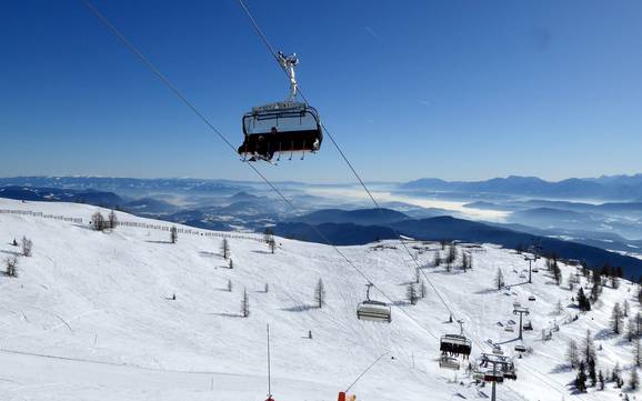 Meilleur domaine skiable dans le district de Villach-Land – Évaluation Gerlitzen