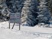 Forêt-Noire: indications de directions sur les domaines skiables – Indications de directions Kaltenbronn