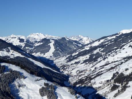 Pinzgau: Taille des domaines skiables – Taille Saalbach Hinterglemm Leogang Fieberbrunn (Skicircus)