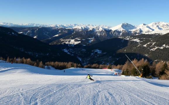 La plus haute gare aval dans le Val Sarentino (Sarntal) – domaine skiable Reinswald (San Martino in Sarentino)