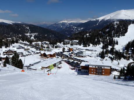 Monts-Nock (Nockberge): offres d'hébergement sur les domaines skiables – Offre d’hébergement Turracher Höhe