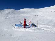 Zone d’apprentissage de l’école de ski et télécorde à la Kleine Scheidegg
