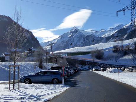 Zell am See-Kaprun: Accès aux domaines skiables et parkings – Accès, parking Kitzsteinhorn/Maiskogel – Kaprun
